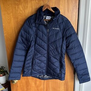 Columbia Navy Quilted Packable Jacket